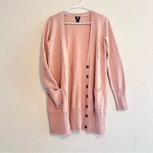 H&M Women's Pink Cardigan Sweater